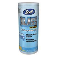 KCC32896 - Scott Glass Towels, 1-ply, 8.6quot; X 11quot, Blue