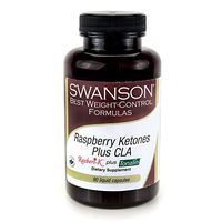Swanson Raspberry Ketones Plus Cla 90 Liq Capsules