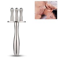 Acupuncture Pen, Stainless Steel Stimulate Acupoint Acupuncture Pen, Reduce Wrinkles and Anti Aging Massage Stick, Face or Body Magnet Therapy Meridian Pen,Silver