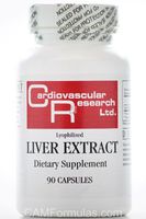 Ecological Formulas - Liver Extract 550 mg - 90 Caps