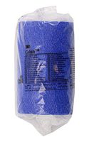 3M Coban Self Adherent Wrap Blue 4"X5Yards Elastic Wrap - Model 1584b