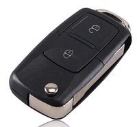 Heart Horse Compatible with VW Volkswagen Passat Golf Bora MK4 2 Buttons Remote Key fob Case Cover Shell