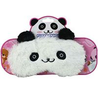Panda Faux Fur Sleep mask Comfort Cozy Soft Travel Blindfold Shade Eye mask
