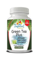 Green Tea Extract Supplement 60 Capsules - Fat Burner with EGCG, Garcinia Cambogia, Natural Caffeine, Raspberry Ketone, Boosts Metabolism, Energy, Immune & Heart Health