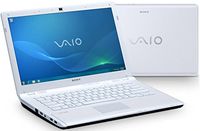Sony VAIO CW Series VPC-CW17FX/W - Core 2 Duo- 14- Inch Widescreen TFT 1366 x 768 ( WXGA ) - camera - icy white