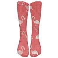 Fashion Wonder Flamingos Knee High Graduated Compression Socks For Women And Men - Best Medical, Nursing, Travel & Flight Socks - Running & Fitness