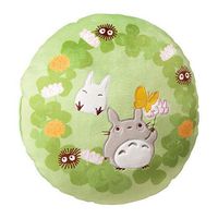 Studio Ghibli My Neighbor Totoro Round Cushion 35cm Soft Plush Fluffy Pillow Japan Import 1145009500