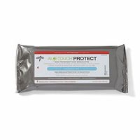 Medline AloeTouch Protect Skin Protectant Cleansing Cloth Wipes, 240 Count, with Dimethicone, Unscented, 8 x 8 inch Adult Incontinence Wipes