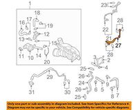 Volkswagen VOLKSWAGENAUDI 06J121497H GENUINE OEM FEED LINE