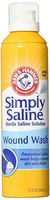 Arm & Hammer Simply Saline Wound Wash Helps Remove Dirt and Debris, 7.1 Fl Oz (Pack of 4)