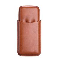 Cigar Moisturizing Leather Case Cow Leather Crocodile Leather Embossed Portable 3 Pack, 178x90x30mm Gifts (Size : 178x90x30mm)