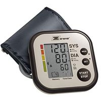 Zewa Upper Arm Blood Pressure Monitor with Two User Mode (120 Reading Memory) and Wide Range Cuff That fits Medium to Large arms 8.7” - 16.5”