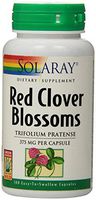 Solaray Red Clover Blossoms Capsules, 375 mg, 100 Count
