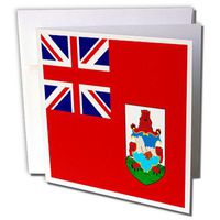 3dRose Bermuda Flag - Greeting Cards, 6 x 6", Set of 12 (gc_28228_2)