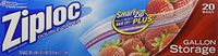 Ziploc Storage Bags Gallon 12 20-count Boxes