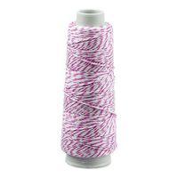 Baker's Twine 2 Ply 100 Yard Spool - Select from 8 Colors (Hot Pink)