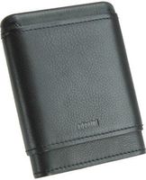 adorini cigar case real leather 3-5 cigars black