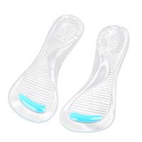 HEALLILY 1 Pair High Heel Shoe Insoles RCH Support Shoe Insert Breathable Shoe Pad for High Heel Shoes (Blue and White)