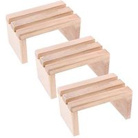 3 Pcs Toilet Stool Creative Deco Child Wooden Stool Step Seat for Feet Barrel Basin Bucket Under Desk