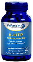 Patient One 5-HTP with Vitamin B6-60 Vegetarian Capsules