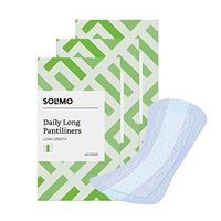 Amazon Brand - Solimo Daily Long Pantiliner, Long Length, 120 Count (3 packs of 40)