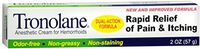 Tronolane Anesthetic Cream for Hemorrhoids 2 oz (Pack of 2)