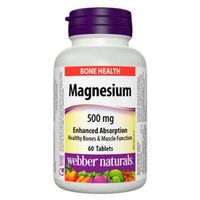 Webber Naturals Magnesium 500mg, 60tabs