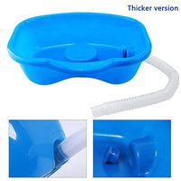 Flat Lay Hair Washing Basin Medical Easy Bed Shampoo Plastic Basin Hair Washing Basin Thicken Wash Basin