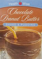 Healthwise - Chocolate Peanut Butter High Protein Pudding/Shake Mix for Any Diet - 15 Grams of Protein - 118 Calories - Hunger Suppressant - Appetite Control for Weight Loss - 7 Packets 0.85 OZ