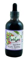 Iron Tonic - Natural Liquid Iron Supplement For Women & Men - Gentle Vegan Iron Supplements for Anemia - Pregnancy Safe Non Constipating Organic Plant Based Iron Formula - 4 Ounce - Herb Lore