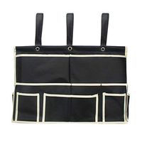 LLguz Hanging Storage Holder Bag,Over The Door Organizer Pouch with 10 Pockets Container for Bathroom Kitchen Bedside