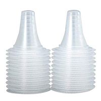 discountstore145 20Pcs Disposable Soft Ergonomic Earmuffs Non Contact for Ear Thermometer Probe Cover Clear