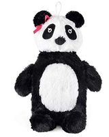 Slumberz 750ml Panda & Polar Bear Hot Water Bottles with Soft Plush Cover, Panda