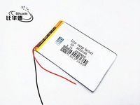 BIHUADE 3.7V 2500MAH 30701000 Lithium Polymer Li-Po Rechargeable Battery for DIY Mp3 MP4 MP5 GPS