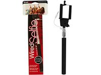 Black Wired Selfie Portrait Stick Computers, Electronics, Office Supplies, Computing