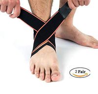 ZPPLD Ankle Wraps, Adjustable Ankle Brace Breathable Elastic Comfortable Wraps Braces Support, Fatigue Sports Running for Men Women,S