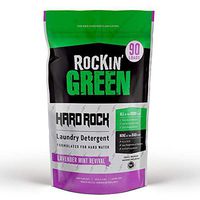 Rockin' Green Natural Laundry Detergent Powder | Hard Rock (for Hard Water), Lavender Mint | HE, 90 Loads - 45oz Perfect for Cloth Diapers