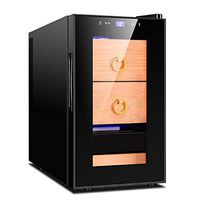JCJ-Shop Cigar Humidors Electric, with Smart Touch and Negative Ion Purification, Spanish Cedar Wood Shelves and Drawer with Built in Hygrometer