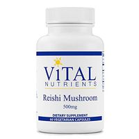 Vital Nutrients - Reishi Mushroom Extract 500 mg - Supports Healthy Immune Function - 60 Capsules per Bottle