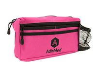 AdirMed Wheelchair Pouch - Rollator Pouch - Walker Pouch - Pink