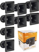 4 Pair PRV Audio WG175Ph 1200W 8-Ohms Tweeter/Horn Driver DT175Ph-S WG11-25