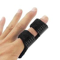 Finger Brace Splint, Mallet Finger Splint, Adjustable Fixing Belt for Stenosing Tenosynovitis Finger Pain Relief or Locking Finger Tendon,Black