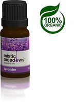 Lavender - 100% Organic Therapeutic-Grade Essential Oil to Promote Calm Relaxation, Peaceful Sleep, Tension Relief, Healing Cuts and Burns; Essential Oils Used for Diffusion or Topical - 10m