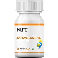 INLIFE ASHWAGANDHA 500MG Capsule (60 Capsules in Bottle)