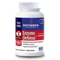 Enzymedica, Enzyme Defense, Specialized Enzyme Formula for Immune System Support, Vegan, Kosher, 60 Capsules (60 Servings) (FFP)