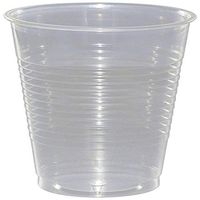 Creative Converting 28114181 Touch of Color Plastic Cups, 16 oz, Clear