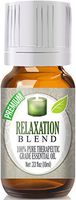 Relaxation Essential Oil Blend - 100% Pure Therapeutic Grade Relaxation Blend Oil - 10ml