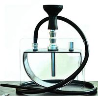 Zwq&zj Available Hookah Set Acrylic Shisha with Sheesha Silicone Bowl Hose Metal Tongs Narguile Water Pipe Accessories,C