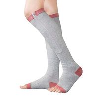 AIYOGA Medical Zipper Compression Calf Socks 15-20 mmHg for Women & Men, Knee High Open Toe Firm Support Graduated Varicose Veins Hosiery for Edema, Swelling, Pregnancy, Recovery