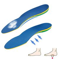 ROSENICE Shoe Orthotics Shoe Insoles Strephexopodia XO Legs Pain Relieve Soles Orthotics for Man and Women Running Shoes - L